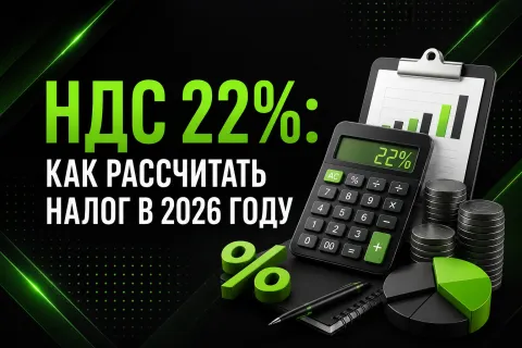 НДС 22%: полный гайд. Как рассчитать налог в 2026 году